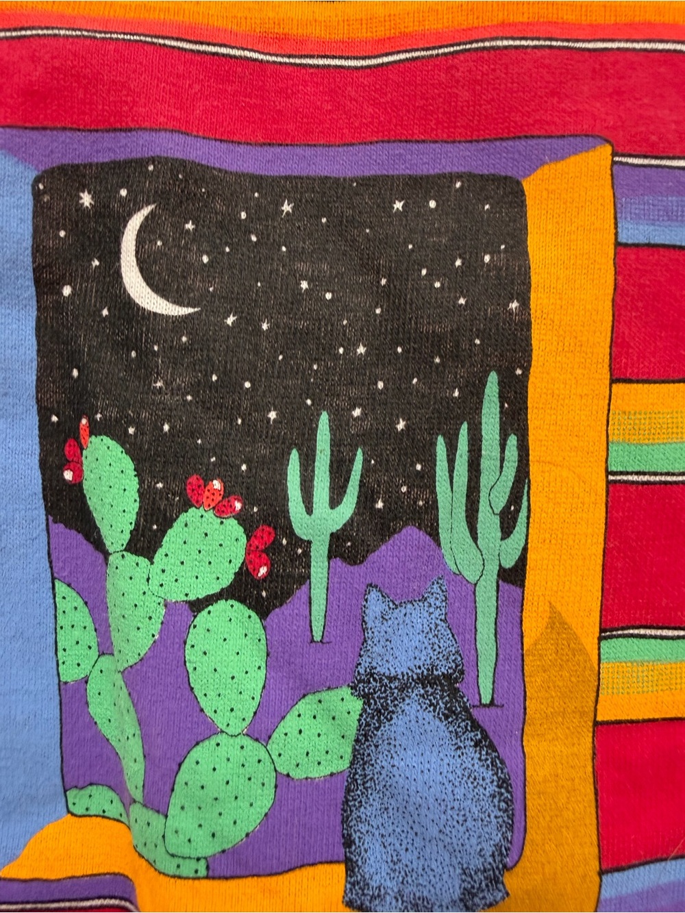 Vintage Nancy Lenches Art Print Tshirt M View 5